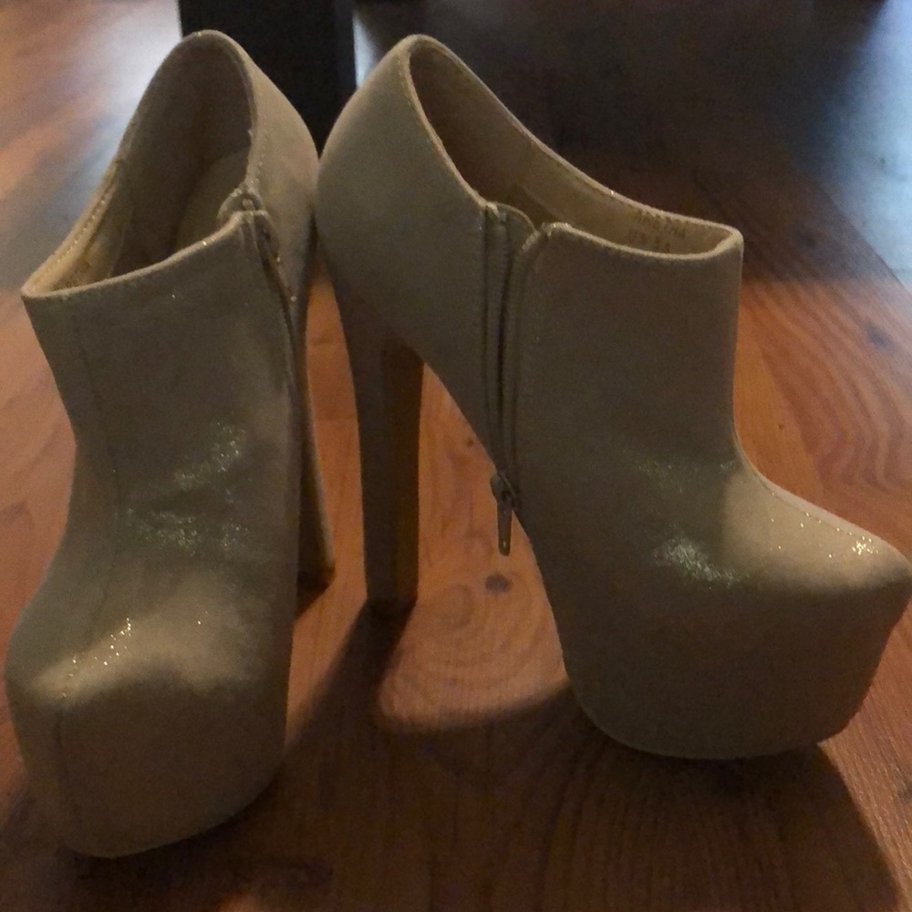 Gold heels